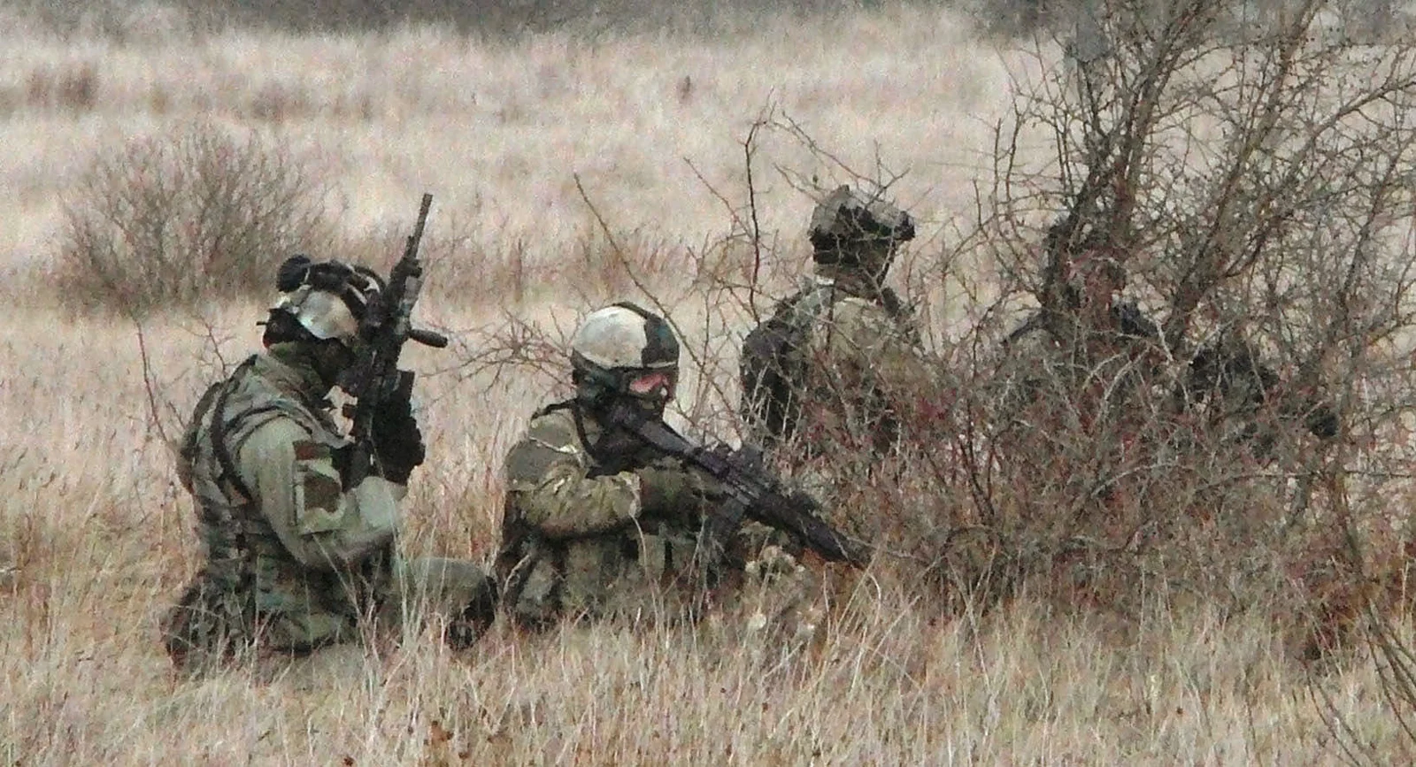 Совместные учения польского GROM и американских Navy SEAL у Гданьска, 2009 год.